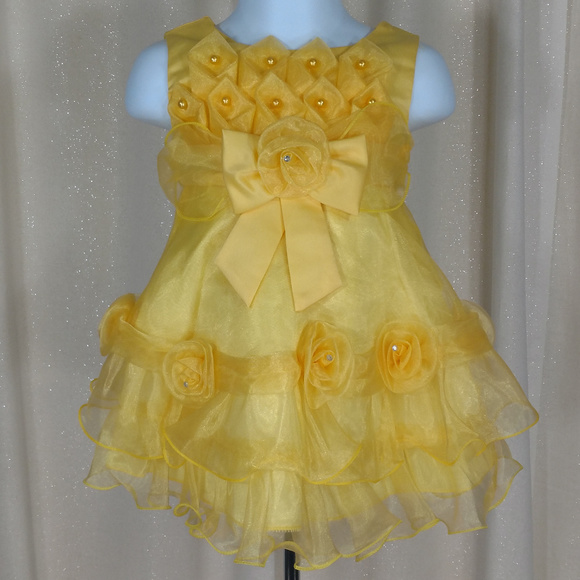 yellow belle wedding dress